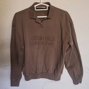 ESSENTIALS Fear of God Sweatshirt – Brown – XXS (Men’s / Unisex Fit)
